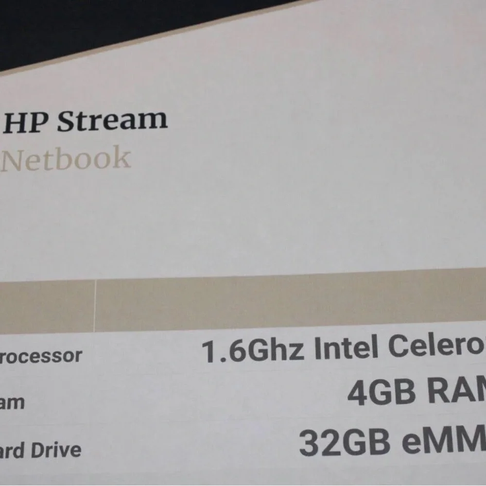 HP Stream 14-cb161wm Laptop PC